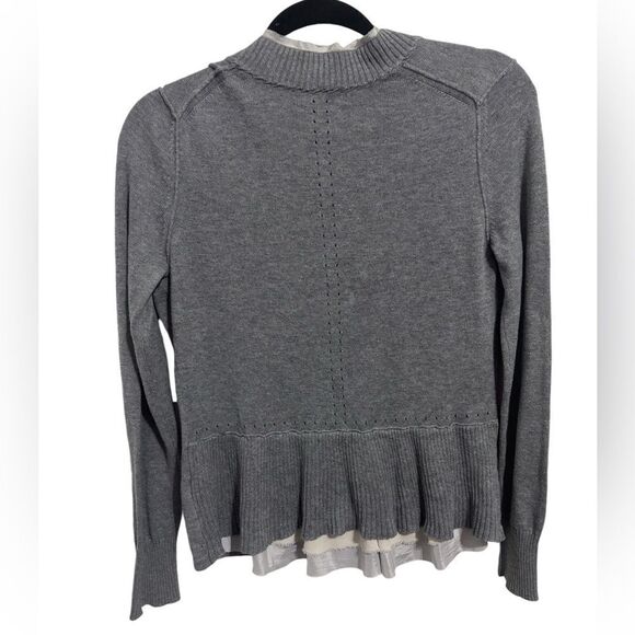 Banana Republic Sweater with Silk Ruffle details - Picture 3 of 3